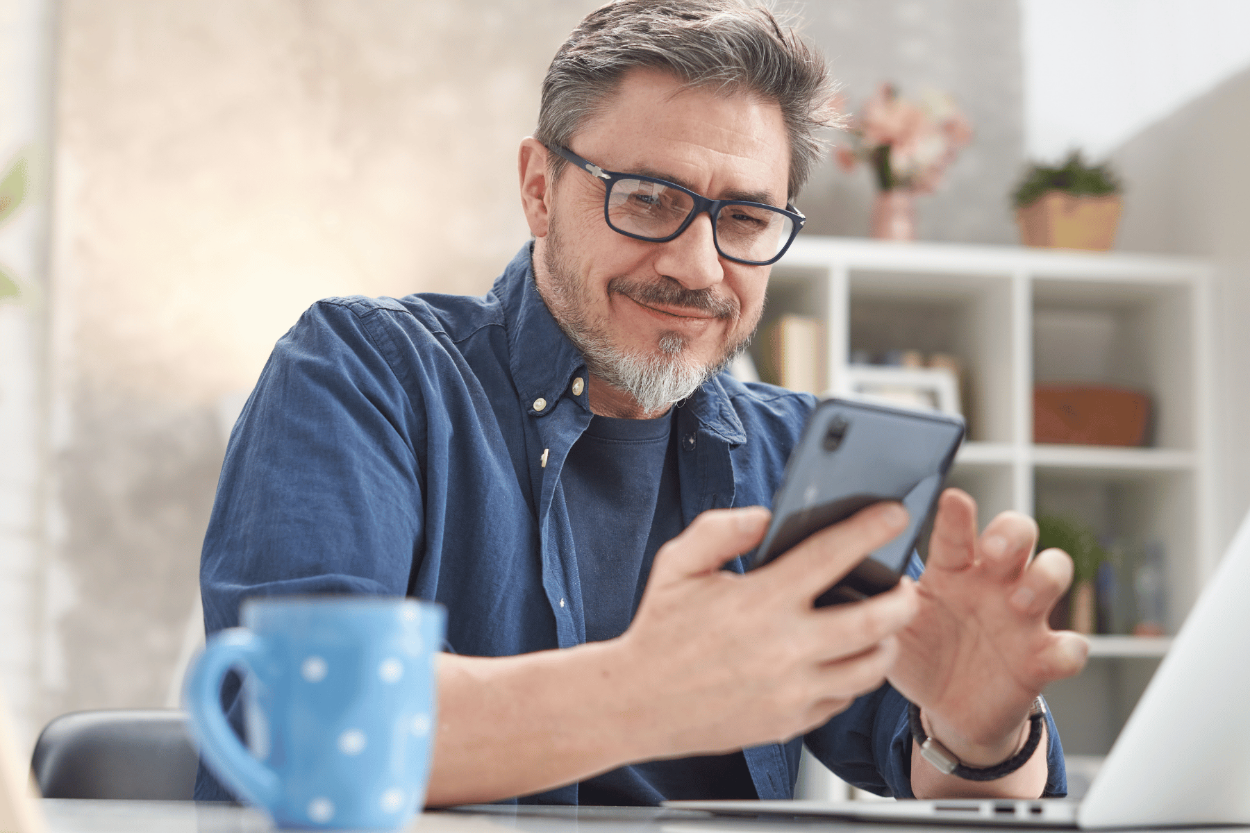 The RightMove app on a member’s phone